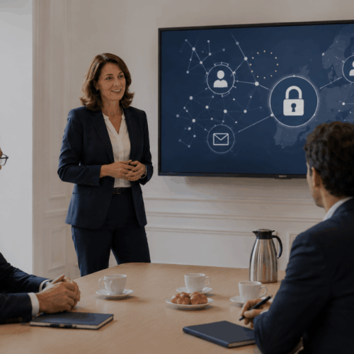 Conferencia sobre la RGPD y la relación digital con el cliente.